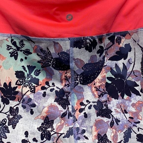 Joe Fresh Women's High Rise Floral Athletic Leggings Multicolor Size XL - Picture 7 of 12
